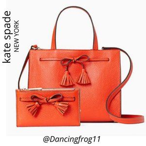 NEW Hayes Small Satchel & Wallet Set TAMARILLO